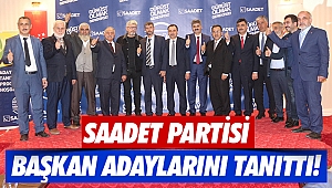 SP, Kahramanmaraş Belediye başkan adaylarını tanıttı!