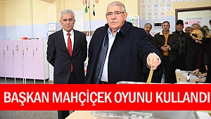Başkan Mahçiçek oyunu kullandı