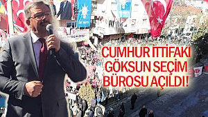 Cumhur ittifakı Göksun seçim bürosu açıldı!
