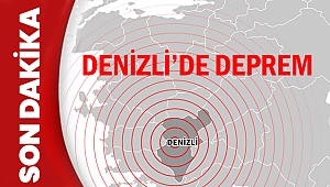 Denizli Acıpayam'da 5,5 büyüklüğünde deprem