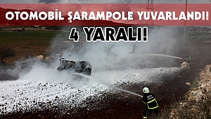 Hatay’da otomobil şarampole uçtu!