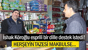 İshak Köroğlu esprili bir dille destek istedi!