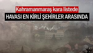Kahramanmaraş kara listede!