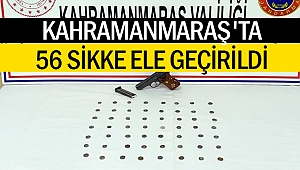 Kahramanmaraş'ta 56 Sikke Ele Geçirildi