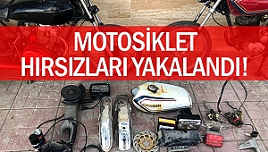 Kahramanmaraş’ta motosiklet hırsızları yakalandı!