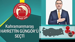 Kahramanmaraş yetkiyi Hayrettin Güngör’e verdi