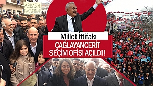 Millet İttifakı Çağlayancerit seçim ofisi açıldı!