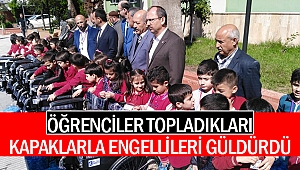 Öğrenciler Topladıkları Kapaklarla Engellileri Güldürdü
