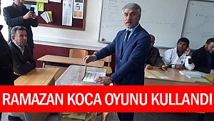 Ramazan Koca Oyunu Kullandı