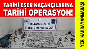Tarihi eser kaçakçılarına tarihi operasyon