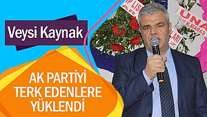 Veysi Kaynak, Ak Partiyi Terk Edenlere Yüklendi