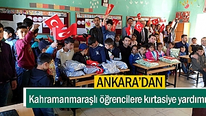 Ankara’dan Kahramanmaraşlı öğrencilere kırtasiye yardımı