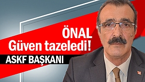 ASKF Başkanı Önal Güven Tazeledi