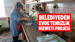Belediyeden, evde temizlik hizmeti projesi