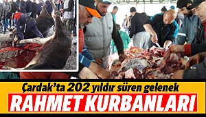 Çardak’ta 202 yıldır süren gelenek: Rahmet kurbanları