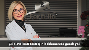 Çikolata kisti testi için beklemenize gerek yok
