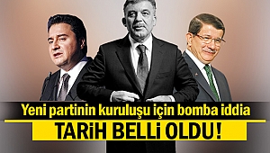 Davutoğlu'nun kuracağı parti için tarih verildi