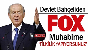 Devlet Bahçeli'den FOX muhabirine: tilkilik yapıyorsunuz!