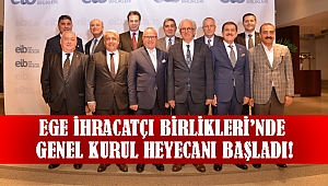Ege İhracatçı Birlikleri’nde Genel Kurul Heyecanı Başladı