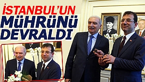 Ekrem İmamoğlu görevi devraldı