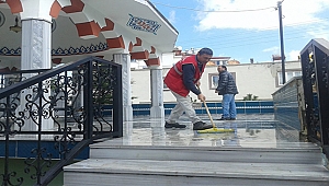 Elbistan’da cami temizliği!