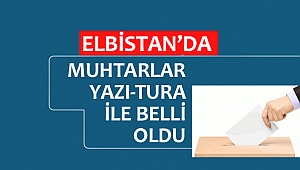 Elbistan'da Muhtar yazı tura ile belirlendi