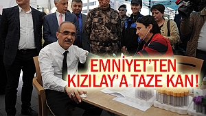 Emniyetten Kızılay’a taze kan!
