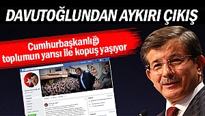 Eski Başbakan Ahmet Davutoğlu: Cumhurbaşkanlığı toplumun yarısı ile kopuş yaşıyor