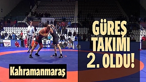 Güreş takımı 2. oldu!