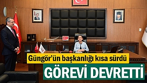 Hayrettin Güngör görevi devretti!