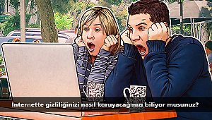İnternette gizliliğinizi nasıl koruyacağınızı biliyor musunuz?