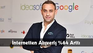İnternetten Alışveriş %64 Arttı