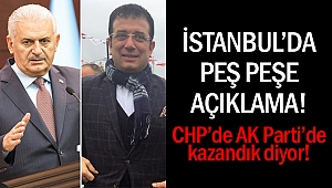 İstanbul'da ardı ardına açıklamalar