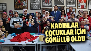 Kadınlar, çocuklar için gönüllü oldu