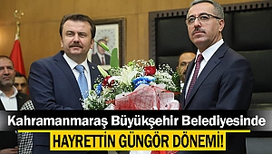 Kahramanmaraş Büyükşehir Belediyesinde yeni dönem başladı!