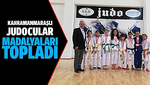 Kahramanmaraşlı judocular madalyaları topladı