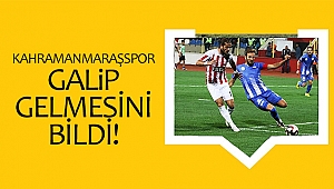 Kahramanmaraşspor galip gelmesini bildi!