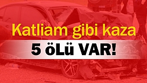 Katliam gibi kaza: 5 ölü