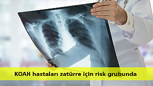 KOAH hastaları zatürre için risk grubunda