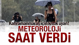 Meteoroloji saat verdi 