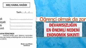 Milli Eğitim Bakanlığı: Devamsızlığın en önemli nedeni ekonomik sıkıntı