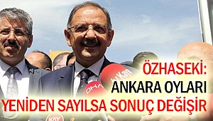 Özhaseki: Ankara oyları yeniden sayılsa sonuç değişir