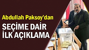 Paksoy’dan seçim sonrası ilk açıklama!