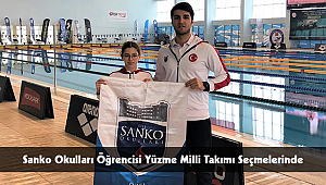 Sanko Okulları Öğrencisi Yüzme Milli Takımı Seçmelerinde