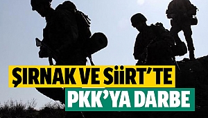 Şırnak ve Siirt’te PKK’ya darbe