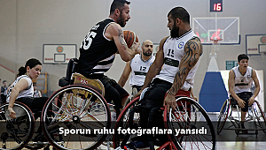 Sporun ruhu fotoğraflara yansıdı