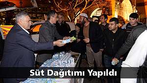 Süt Dağıtımı Yapıldı