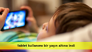 Tablet kullanımı bir yaşın altına indi