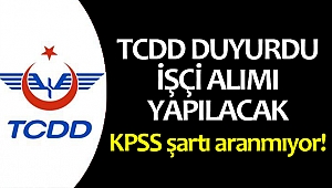 TCDD İşçi alımı yapacak!