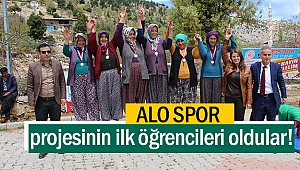 Alo Spor projesinin ilk öğrencileri oldular!